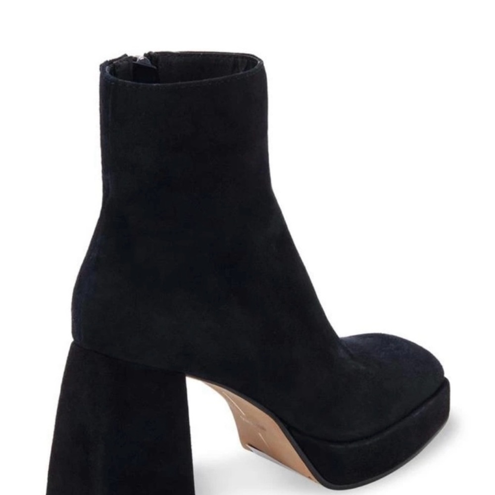 NEW Dolce Vita Ulysses Black Heeled Ankle Boots 8.5 - Picture 9 of 12